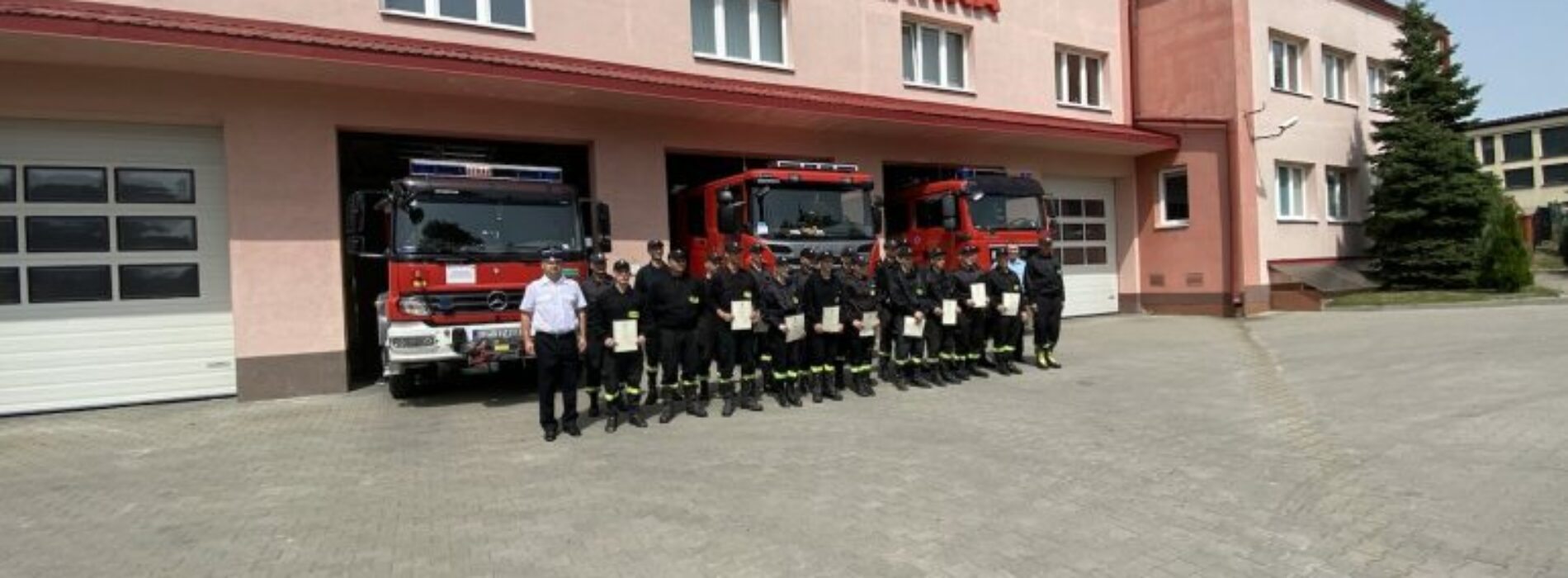 Szkolenie strażaków ochotniczych straży pożarnych powiatu chełmskiego